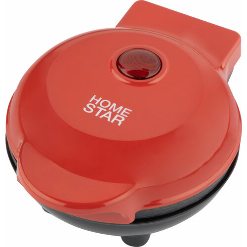 Вафельница HomeStar HS-2040, 500Вт, венская вафля, красная