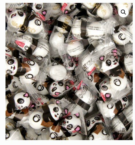 Молочно-шоколадные конфеты Joyco панда - фотография № 1