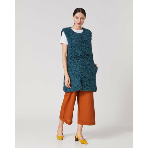 фото Жилет , размер м, голубой wool-art