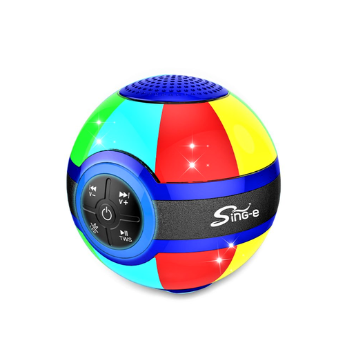 ZQS 1212 портативная мини блютуз колонка разноцветный шар 175000₽