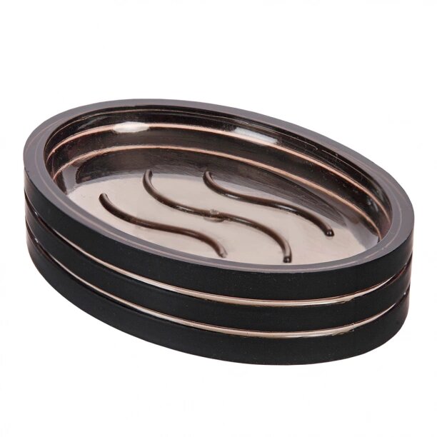 фото Мыльница VANSTORE SOFT BLACK пластик черная