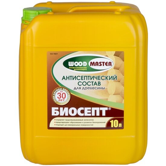 Антисептик для дерева Woodmaster Биосепт, 10 л