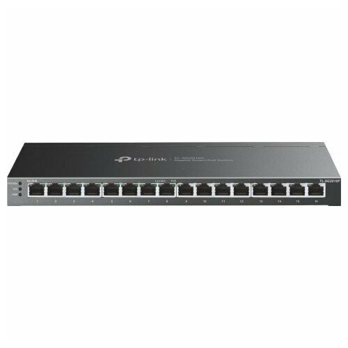 Коммутатор TP-Link SG2016P L2 16x1Гбитс 8PoE 120W управляемый 26957₽