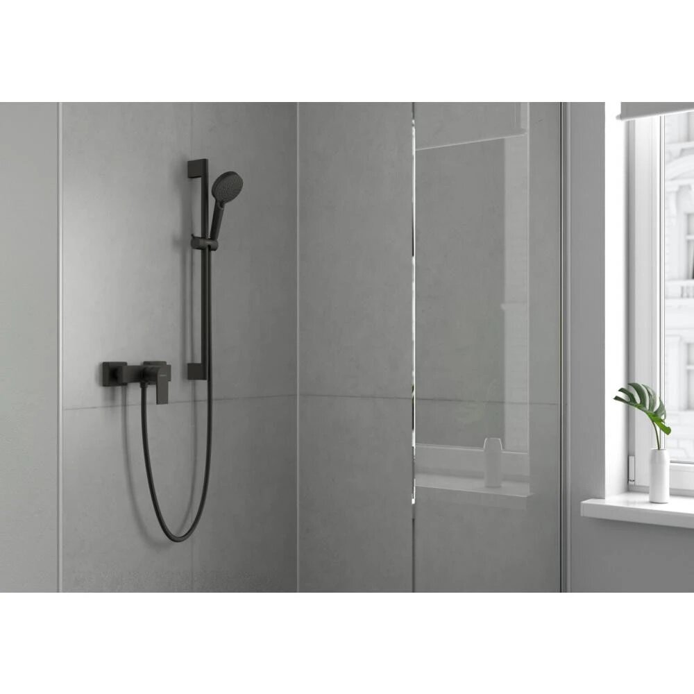 Душевой гарнитур Hansgrohe Vernis Blend матовый черный - фото №19