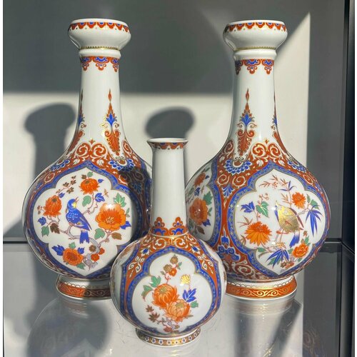 3 вазы для цветов, Ming (Минг), Кайзер (Kaiser), Германия