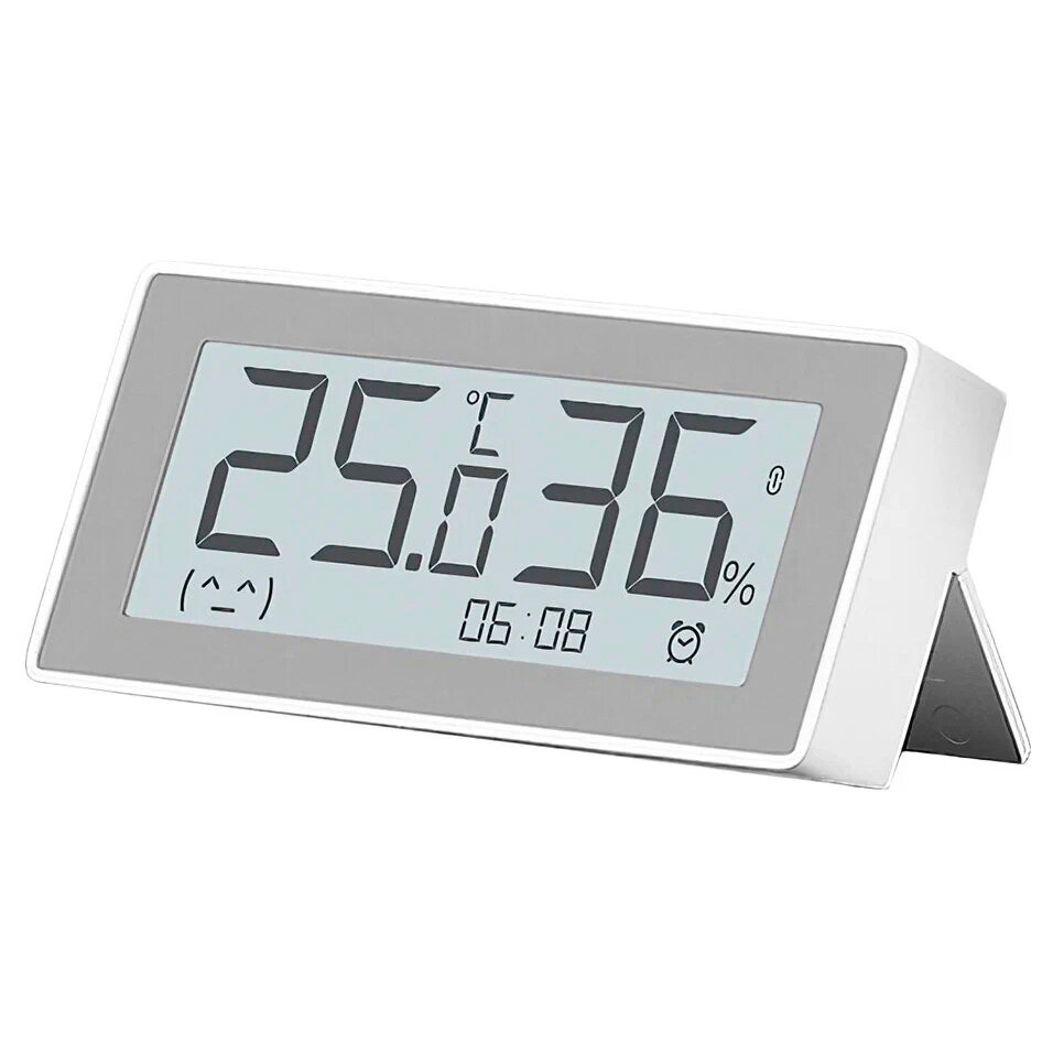 Метеостанция - часы с датчиком температуры и влажности Xiaomi MiaoMiaoce Smart Clock Temperature Fnd Humidity Meter E-Inc (MHO-C303) с будильником и с подключением к умному дому