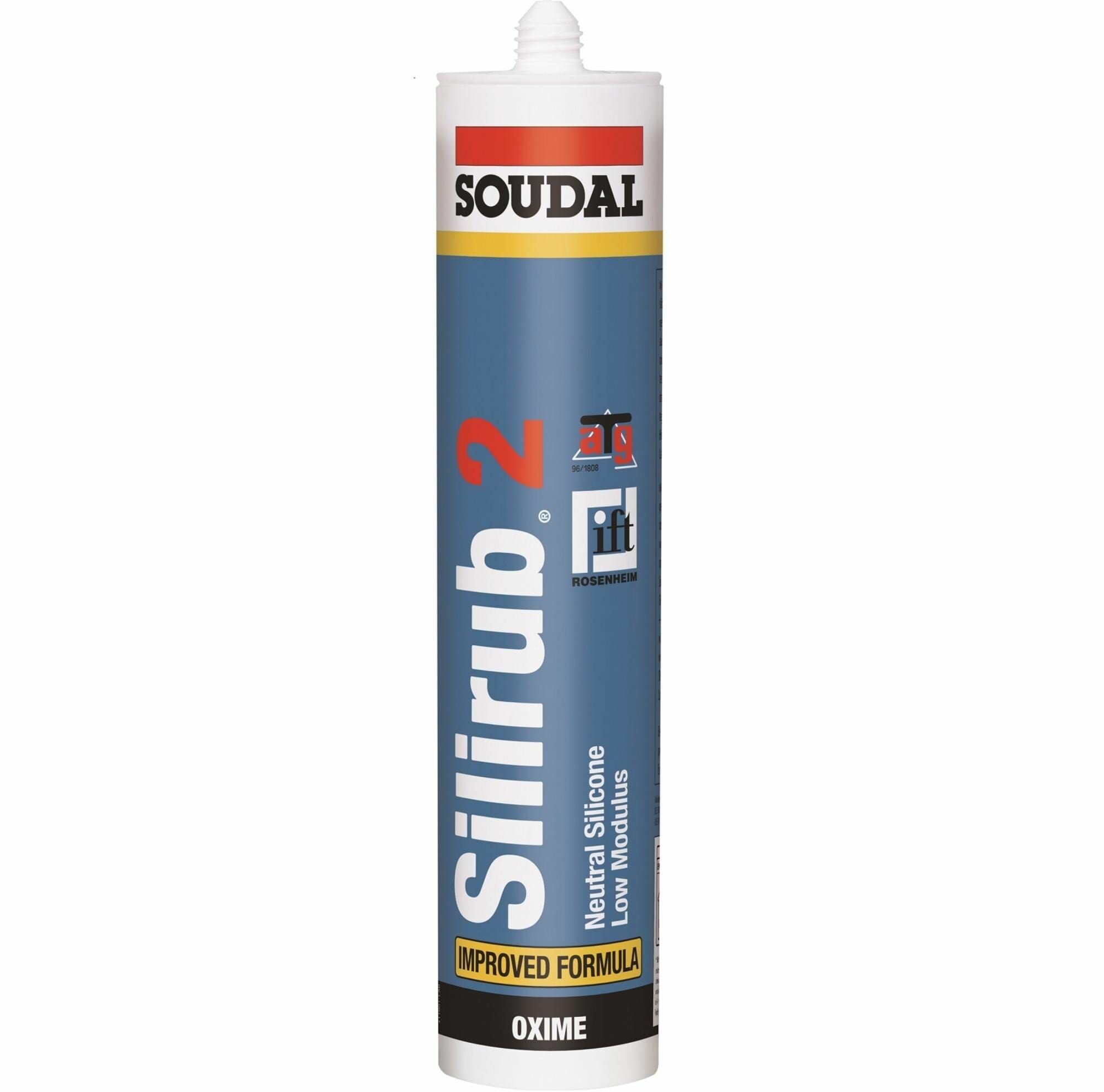 Силиконовый герметик SOUDAL Silirub 2