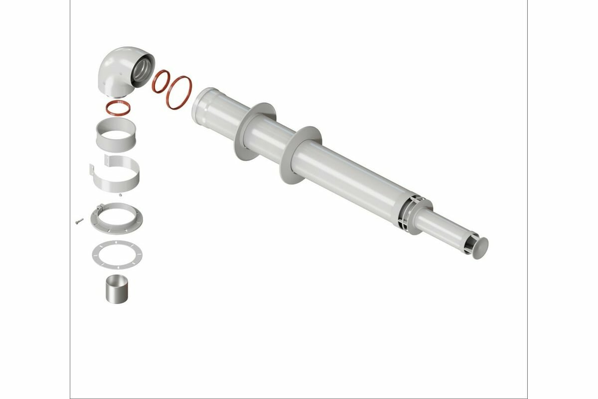 фото Комплект коаксиальный универсальный Royal Thermo антилед 60/100 - 1000мм