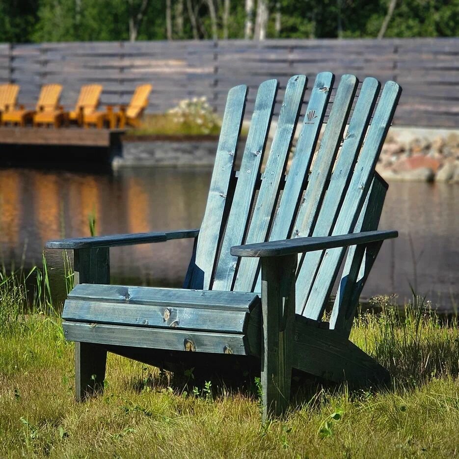 Садовое кресло «HANDLINE» адирондак / цвет аквамарин / серия BRIGHT