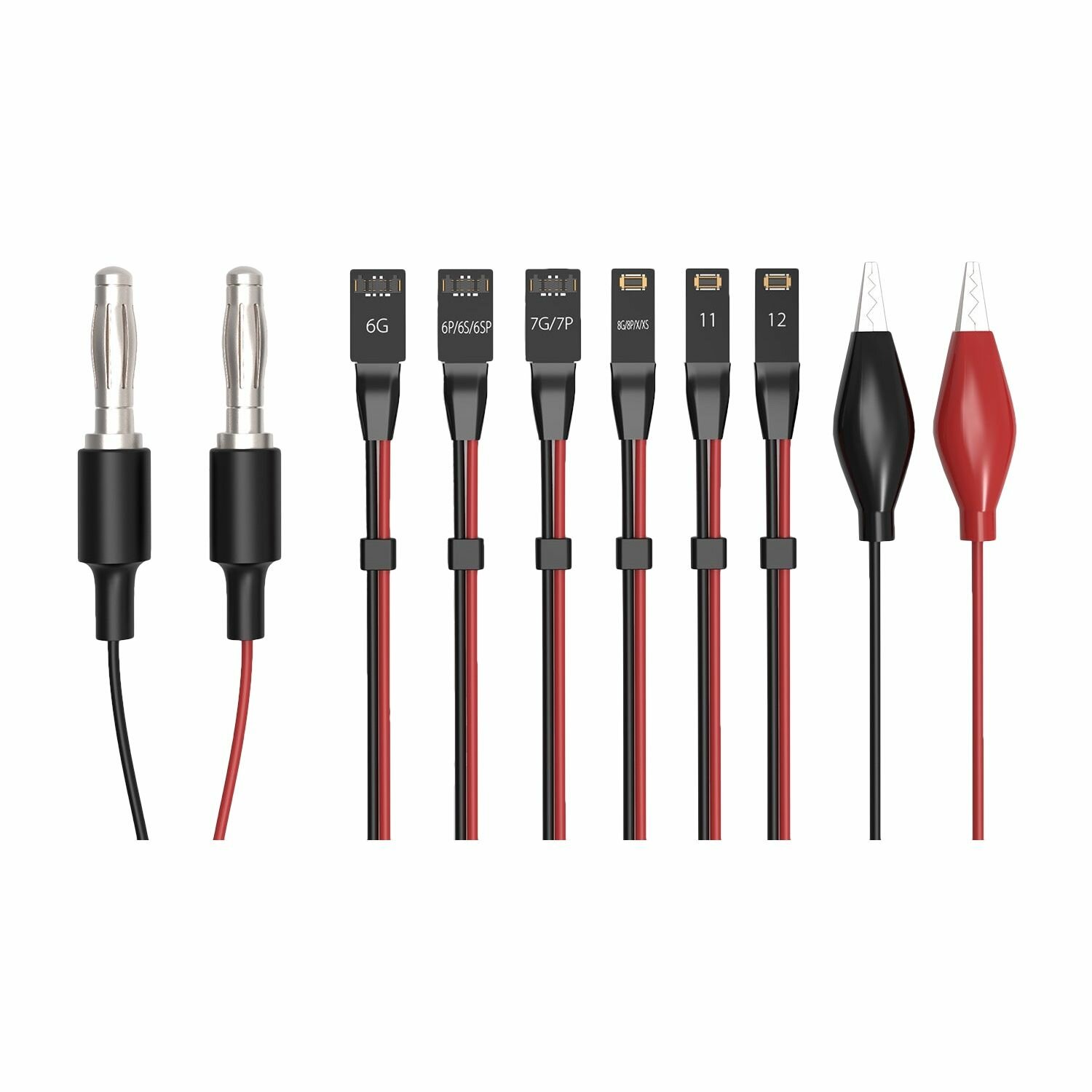 Переходник 2UUL x 18 Kinds SHI BA BAN PW-01 8 в 1 с комплектом кабелей для подключения iPhone 6 - 14 Pro Max к блоку питания