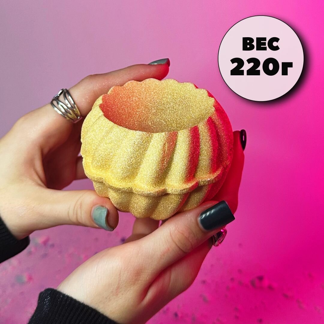 3D форма для бомбочек Зефирная чаша 9 см — фото 1