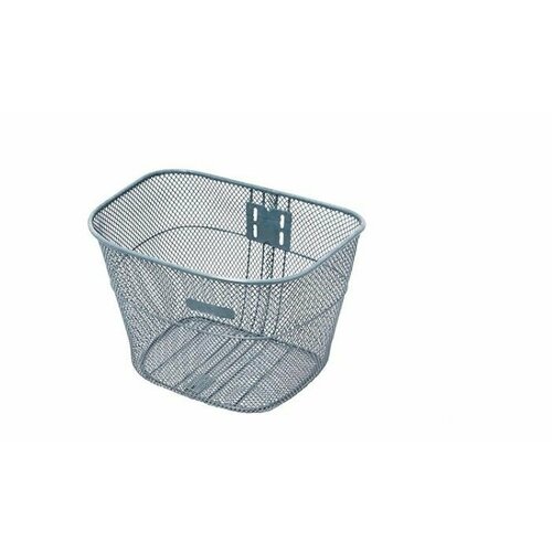 Велокорзина передняя большая, серебристая 3254082-24