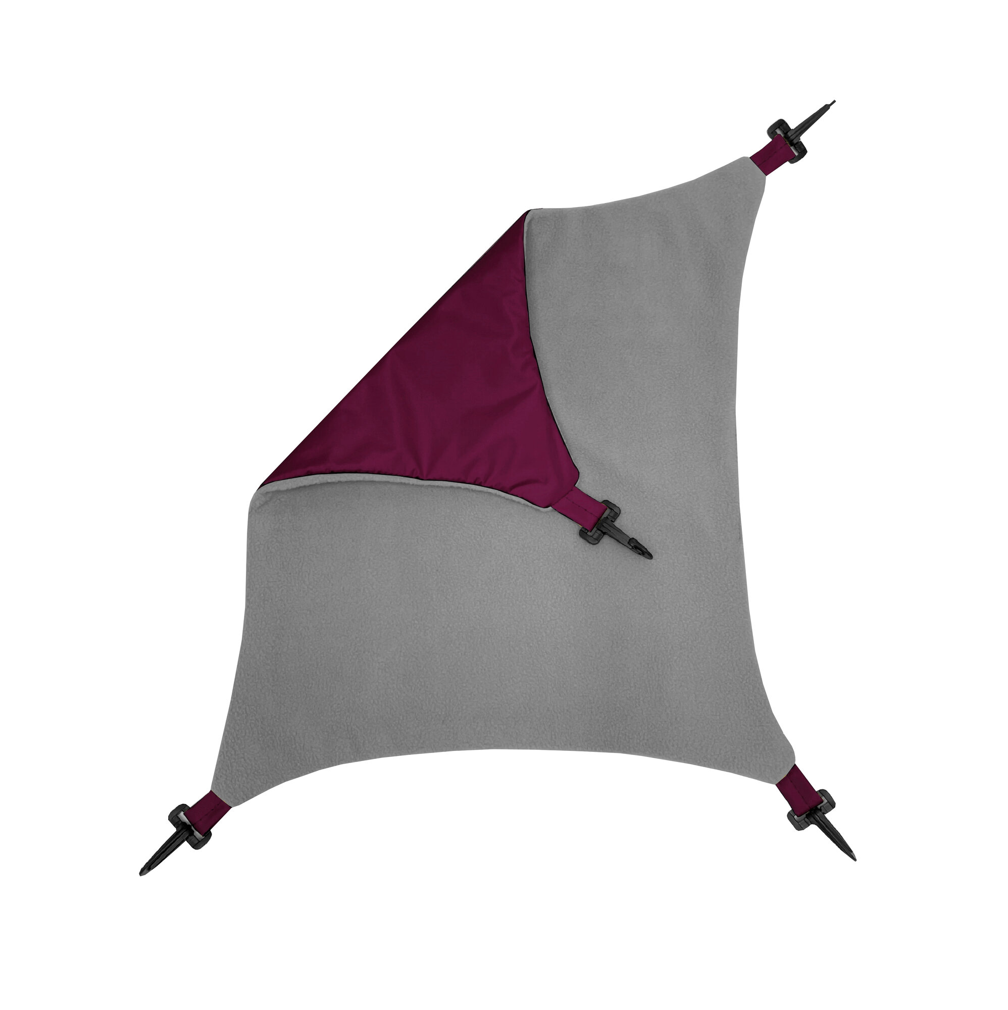 Гамак OSSO, для грызунов, размер 30*35 (бордо), мягкий из флиса — фото 1