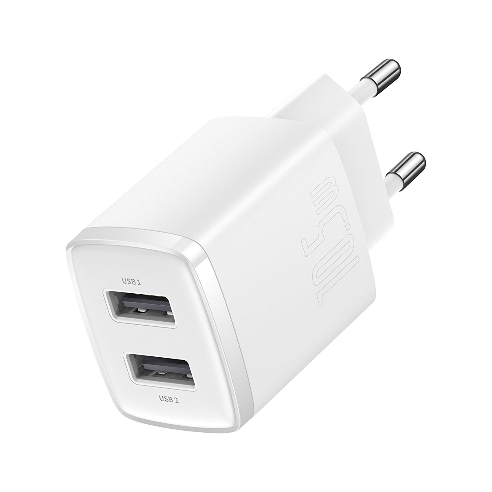 Сетевое зарядное устройство Baseus Compact Charger 2*USB 10.5W Белый