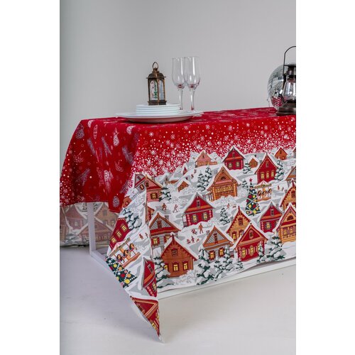 Скатерть из рогожки Alice Textile 