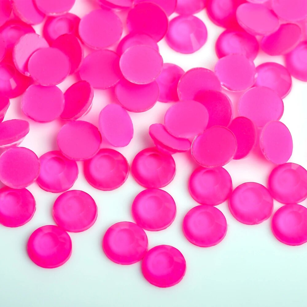 Стразы розовые стеклянные Nailsworld Rose
