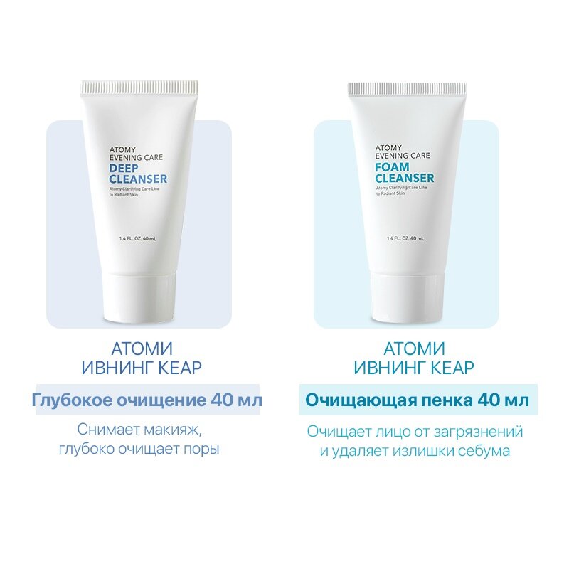 Дорожный Набор Атоми Cleansing Travel Kit 6 средств косметики — фото 1