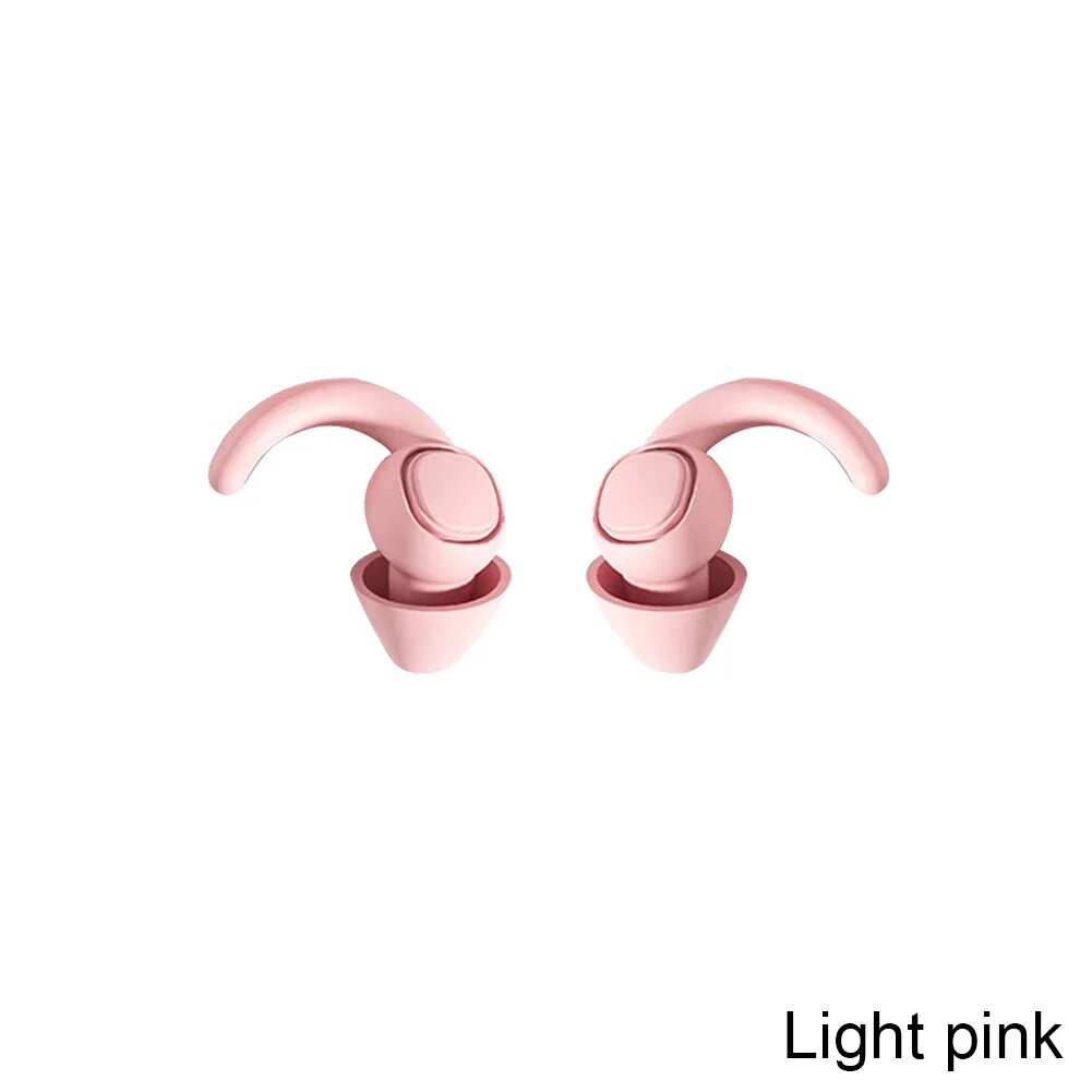 Мягкие силиконовые беруши для сна 1 пара 15 цветов 02 Pink
