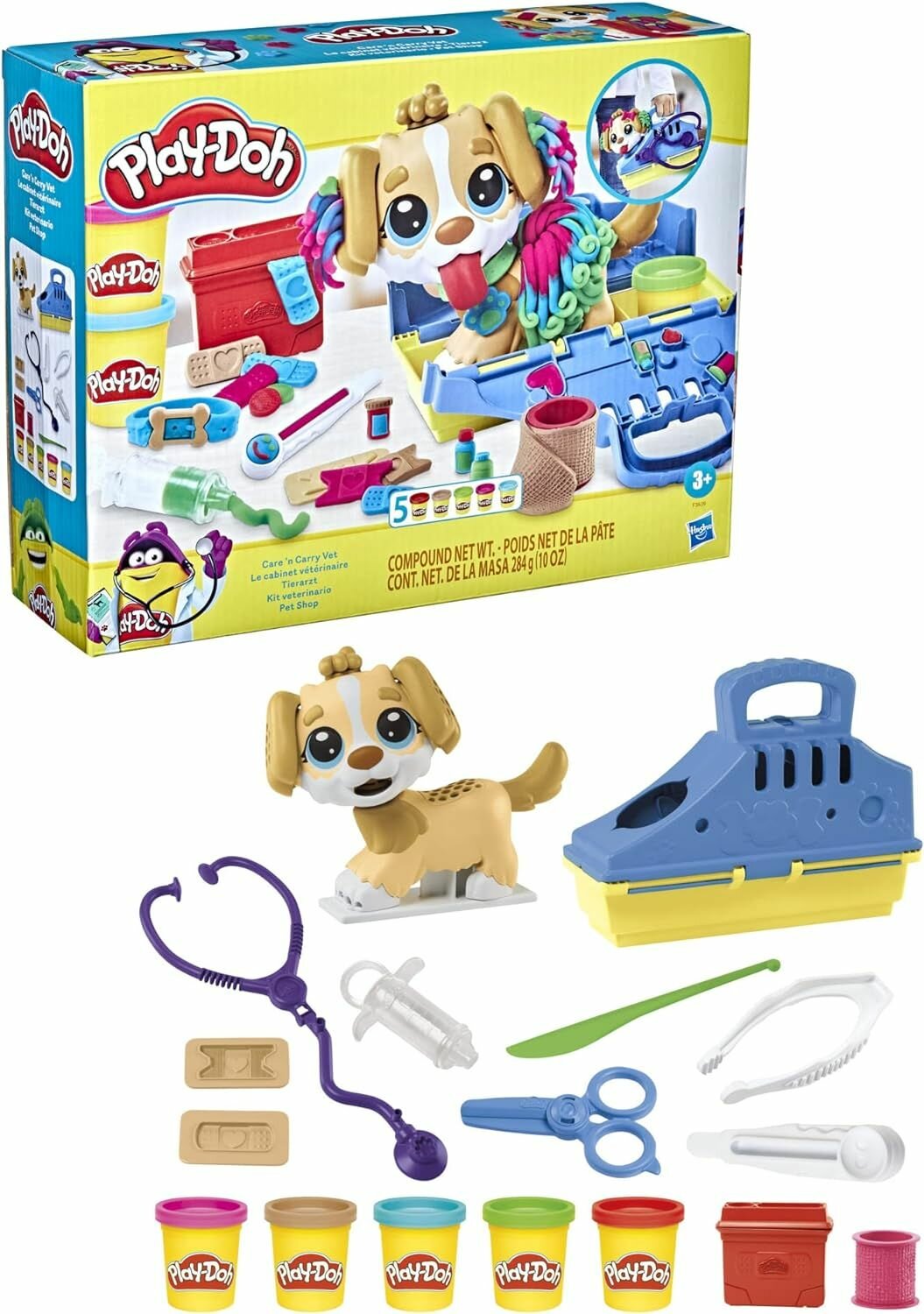 Игровой набор для лепки Play-Doh - Визит к ветеринару - Плей До F3639