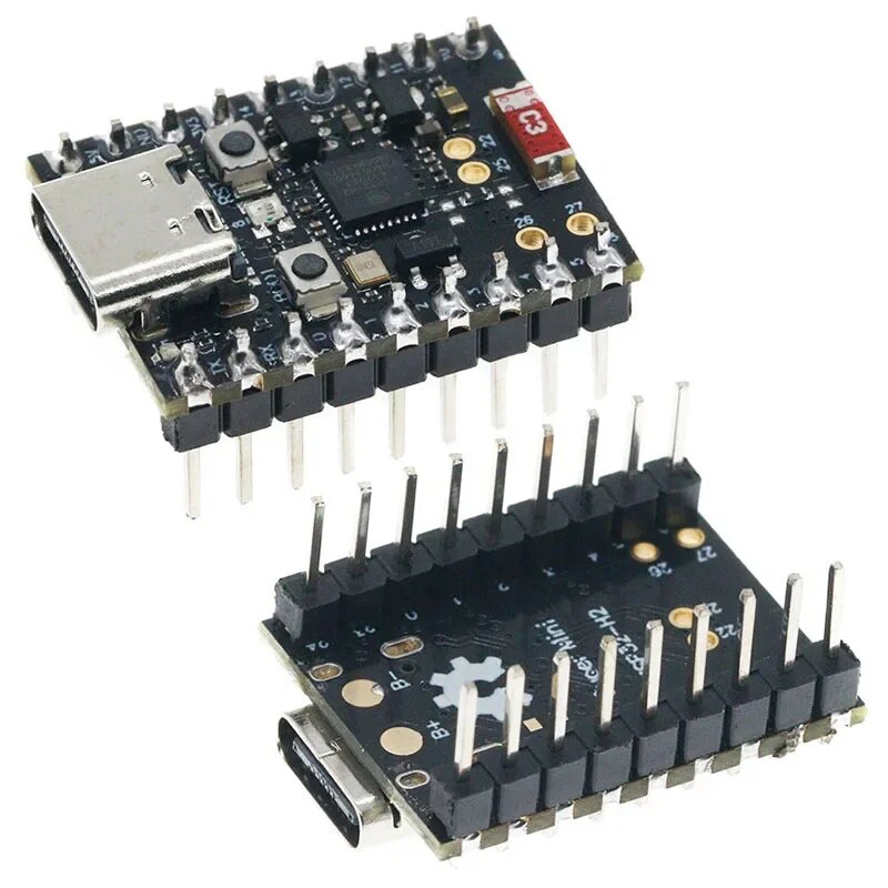 Плата разработки SuperMini ESP32-H2, микроконтроллер, контроллер обучения программированию, основная плата, welding-black