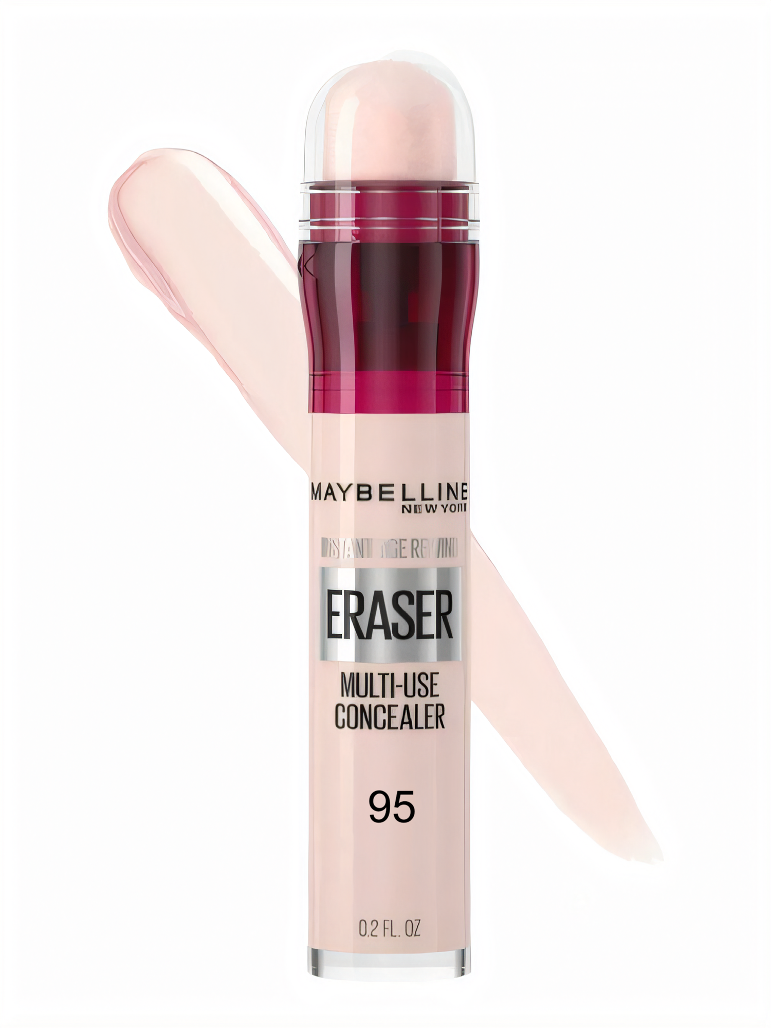 Maybelline New York Консилер для лица и глаз INSTANT ERASER, 95 Фарфоровый, мультифункциональный, 6.8 мл