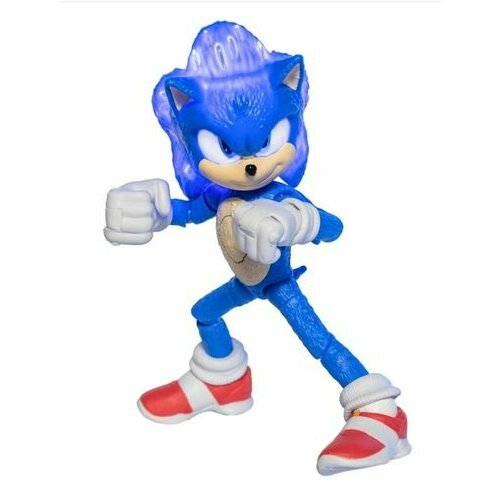 Фигурка Соник светящийся из Sonic the Hedgehog 3 Movie Highly Articulated Action Collector Toy Figure 12 см Соник в Кино 10990₽