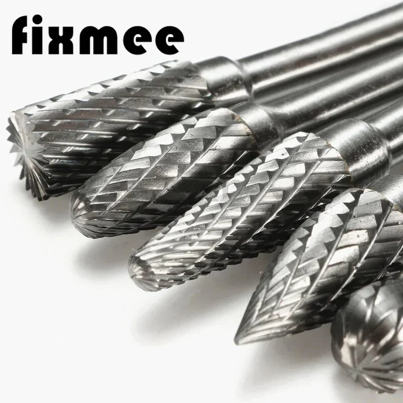 Набор ротационных напильников Fixmee из карбида вольфрама 5 шт