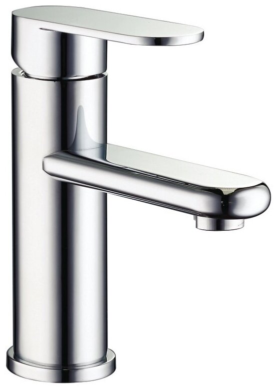 Смеситель Zegor LOB1-A128, для умывальника, рычажный, гибкий подвод, хром