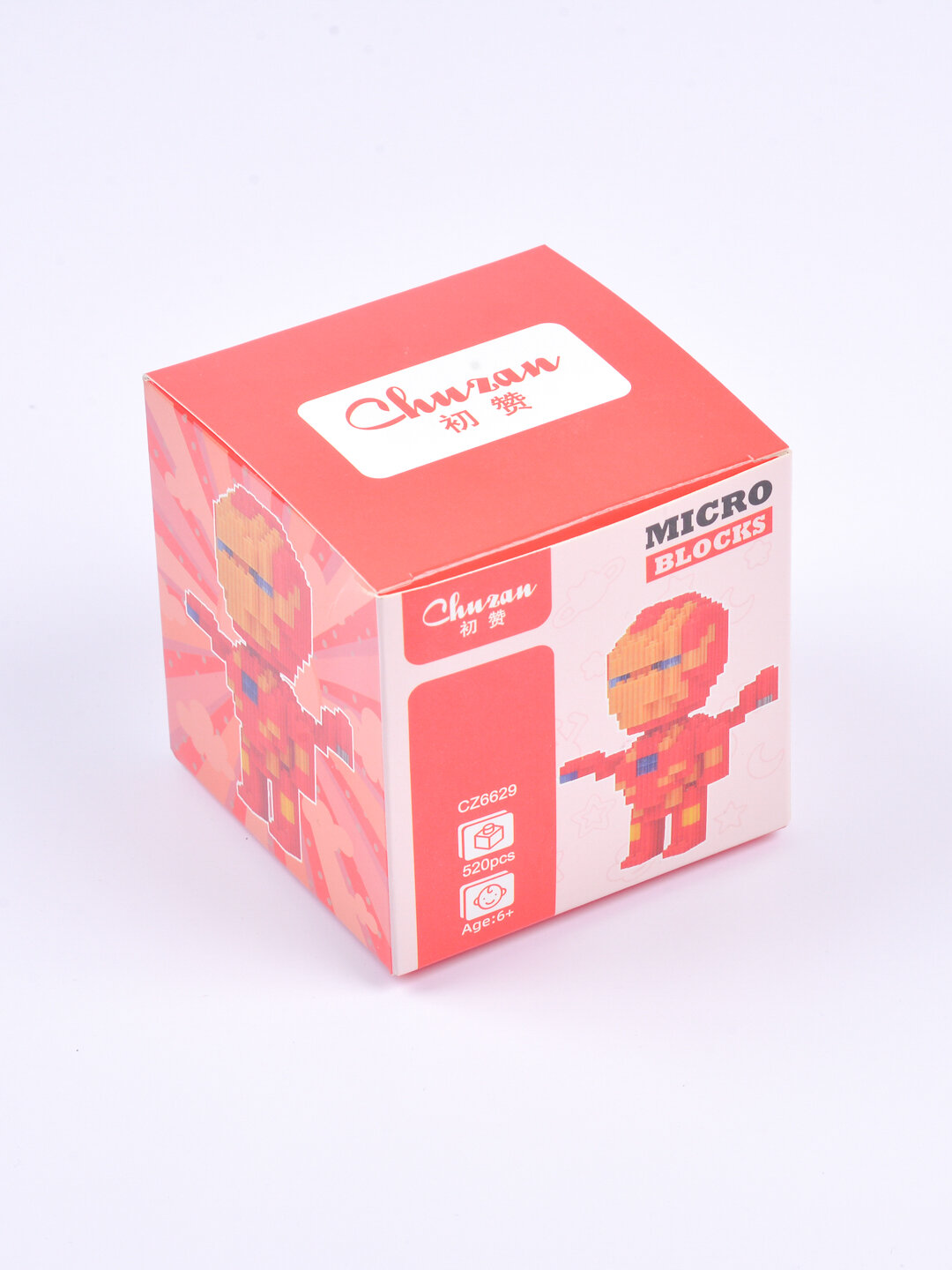 Конструктор 3D, игрушка для детей и взрослых, блочный конструктор, железный человек — фото 1