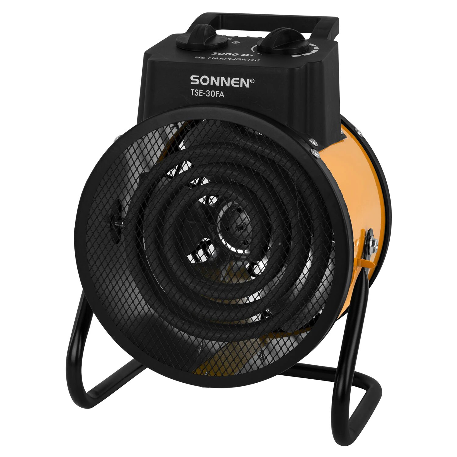Тепловая пушка электрическая SONNEN TSE-30FA 3000 Вт ТЭН/спиральный нагревательный элемент 2 режима 456208