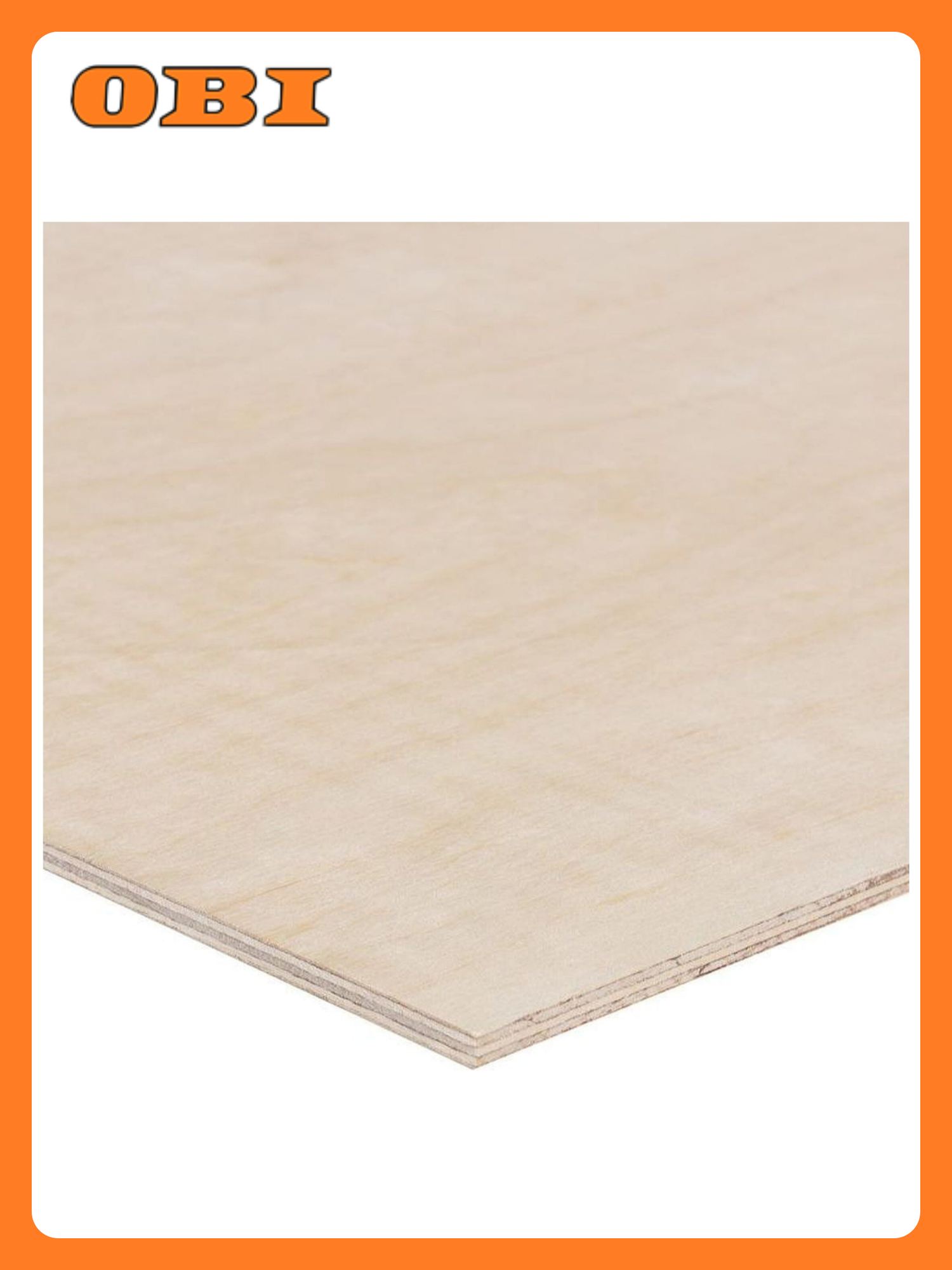 Фанера ФК 3/4 шлифованная водостойкая 1525x1525 мм толщина 8 мм