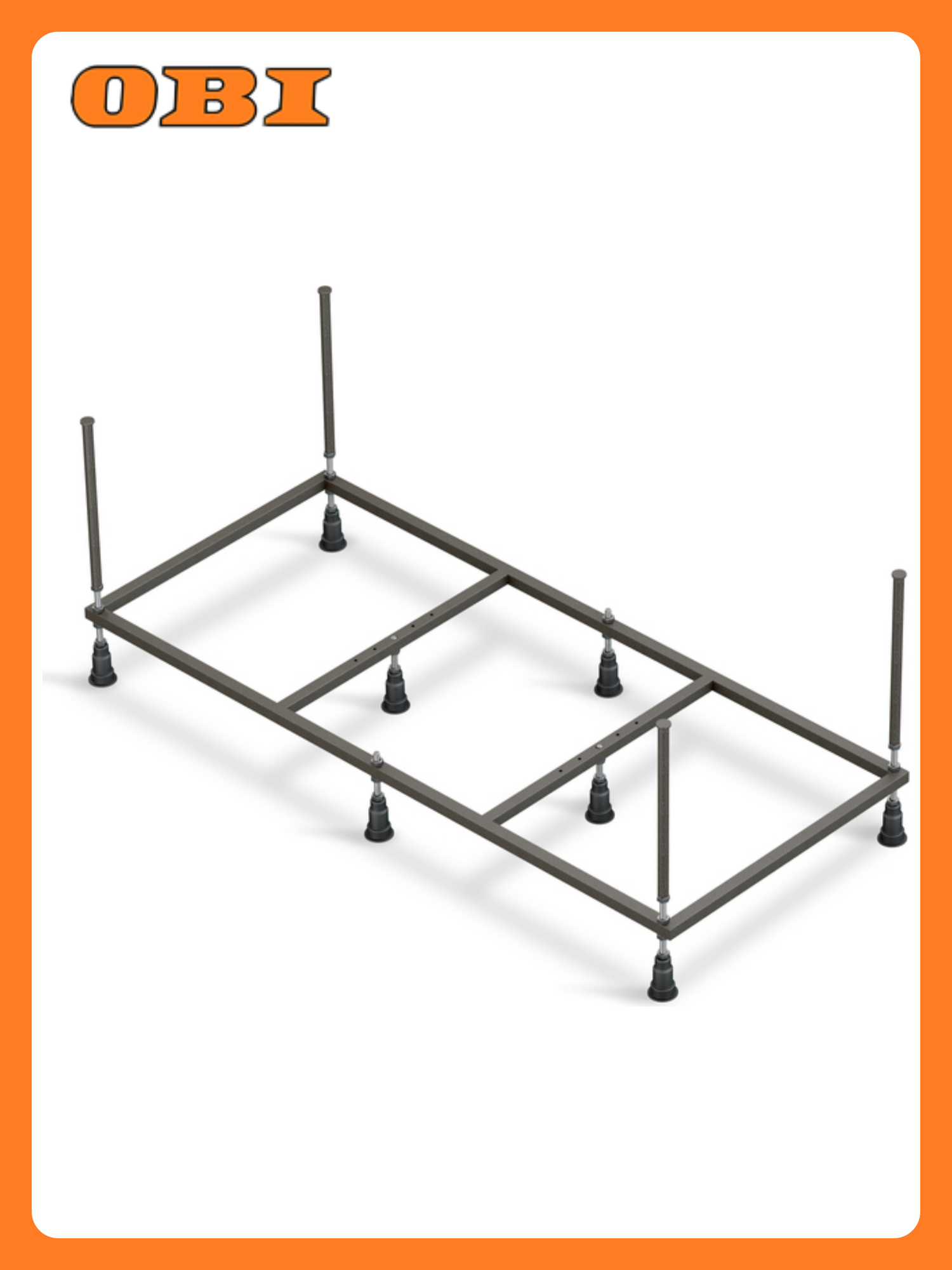 Каркас ванны Cersanit "Lorena" 160 сталь серый металлик 1 шт