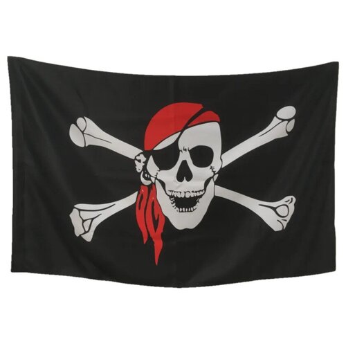 Пиратский флаг Весёлый Роджер 70х105 см
