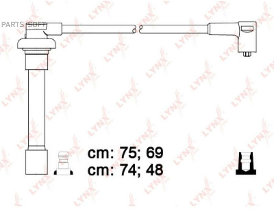 Провода высоковольтные HONDA Accord V-VI(VTEC)/Civic V 1.5/1.6