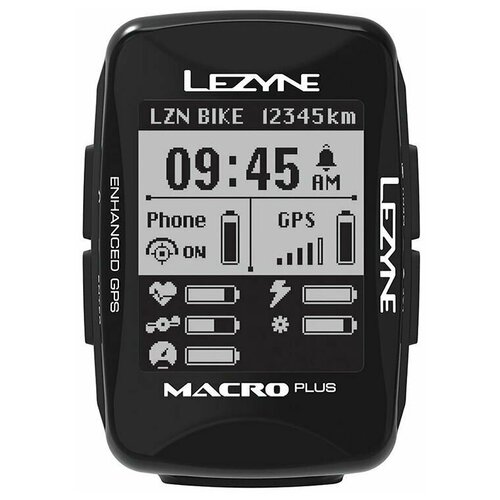 Велокомпьютер с GPS LEZYNE Macro Plus GPS