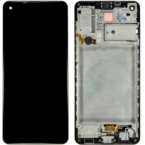 Дисплей Samsung A217 A217F Galaxy A21S + тачскрин в рамке, оригинал 100% original lcd for samsung galaxy a21s a217 lcd display touch screen digitizer assembly for galaxy a21s a217 a217f a217f ds