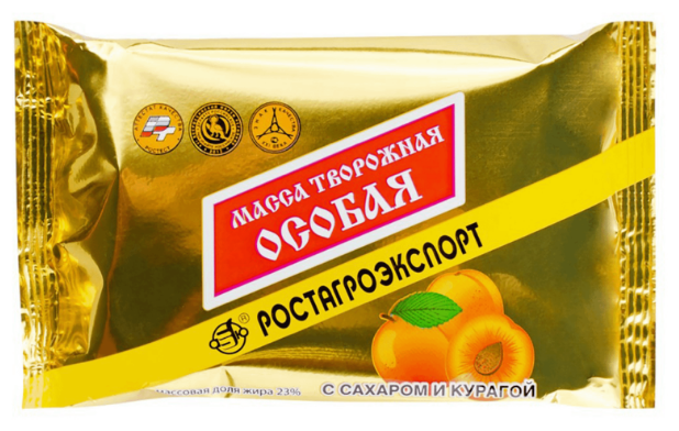 Масса творожная с курагой Раэ 23%