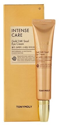 TONYMOLY INTENSE CARE Gold 24K Snail Eye Cream Крем для кожи вокруг глаз с муцином улитки и коллоидным золотом