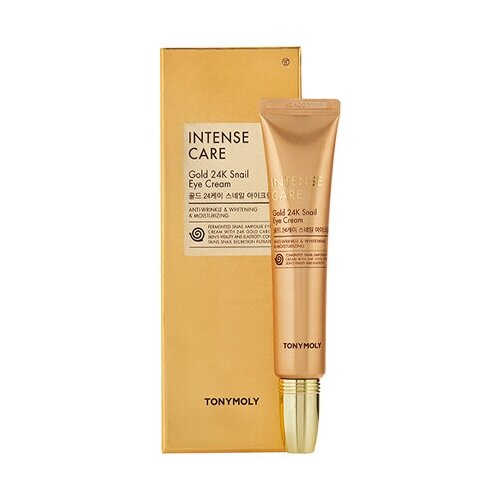 TONYMOLY INTENSE CARE Gold 24K Snail Eye Cream Крем для кожи вокруг глаз с муцином улитки и коллоидным золотом