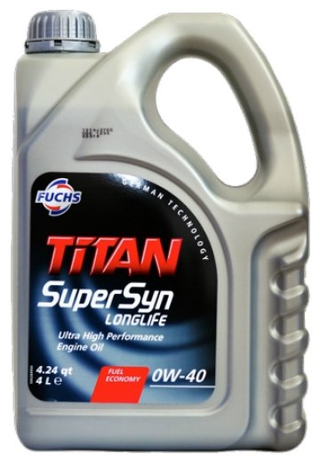 Масло Fuchs Titan SUPERSYN LONGLIFE 0W-40 4л