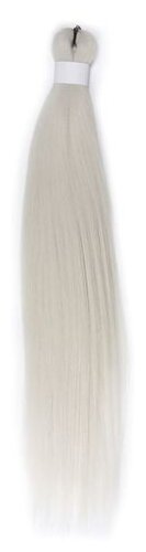 Queen fair SIM-BRAIDS Канекалон однотонный, гофрированный, 65 см, 90 гр, цвет светло-серый(#GREY)