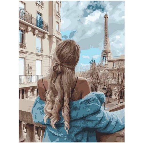 Картина по номерам Утро в Париже 40х50 см АртТойс картина по номерам вечерний поцелуй в париже 40х50 см