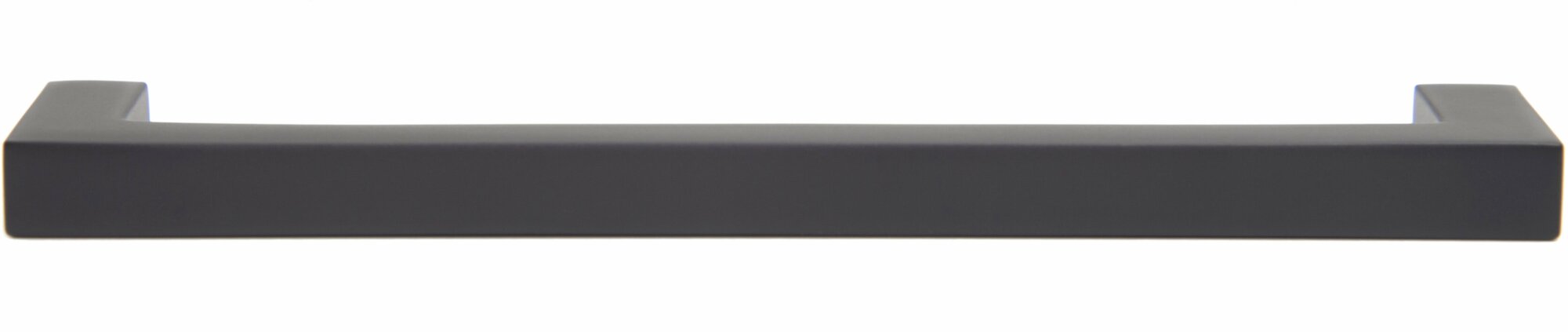 Ручка мебельная скоба квадратный рейлинг , прямоугольная модерн 128мм черный - фотография № 3