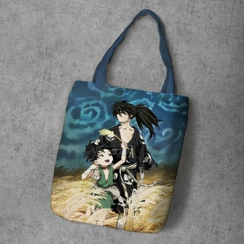 фото Сумка шоппер anime dakimakura, фактура рельефная, мультиколор