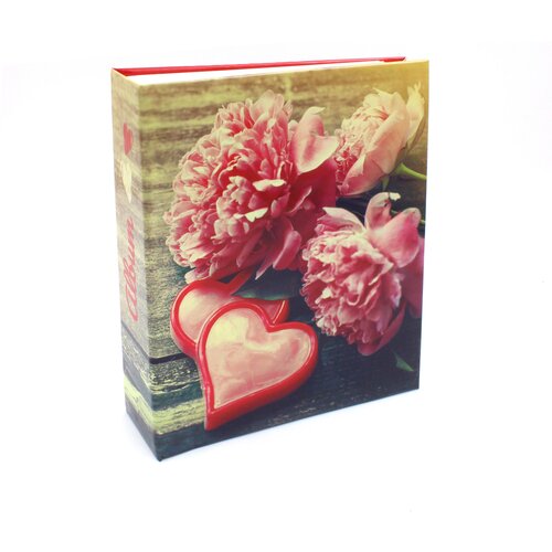 Фотоальбом MIRA на 200 фото 10х15 см, серия FMA тип 200PP цвет 221, романтические сердца