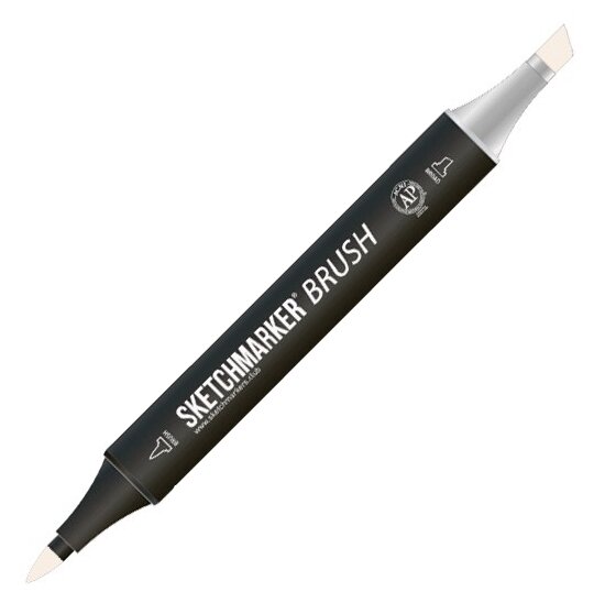 Маркер Sketchmarker Brush двухсторонний на спирт.основе цв.BR34 Слоновая кость