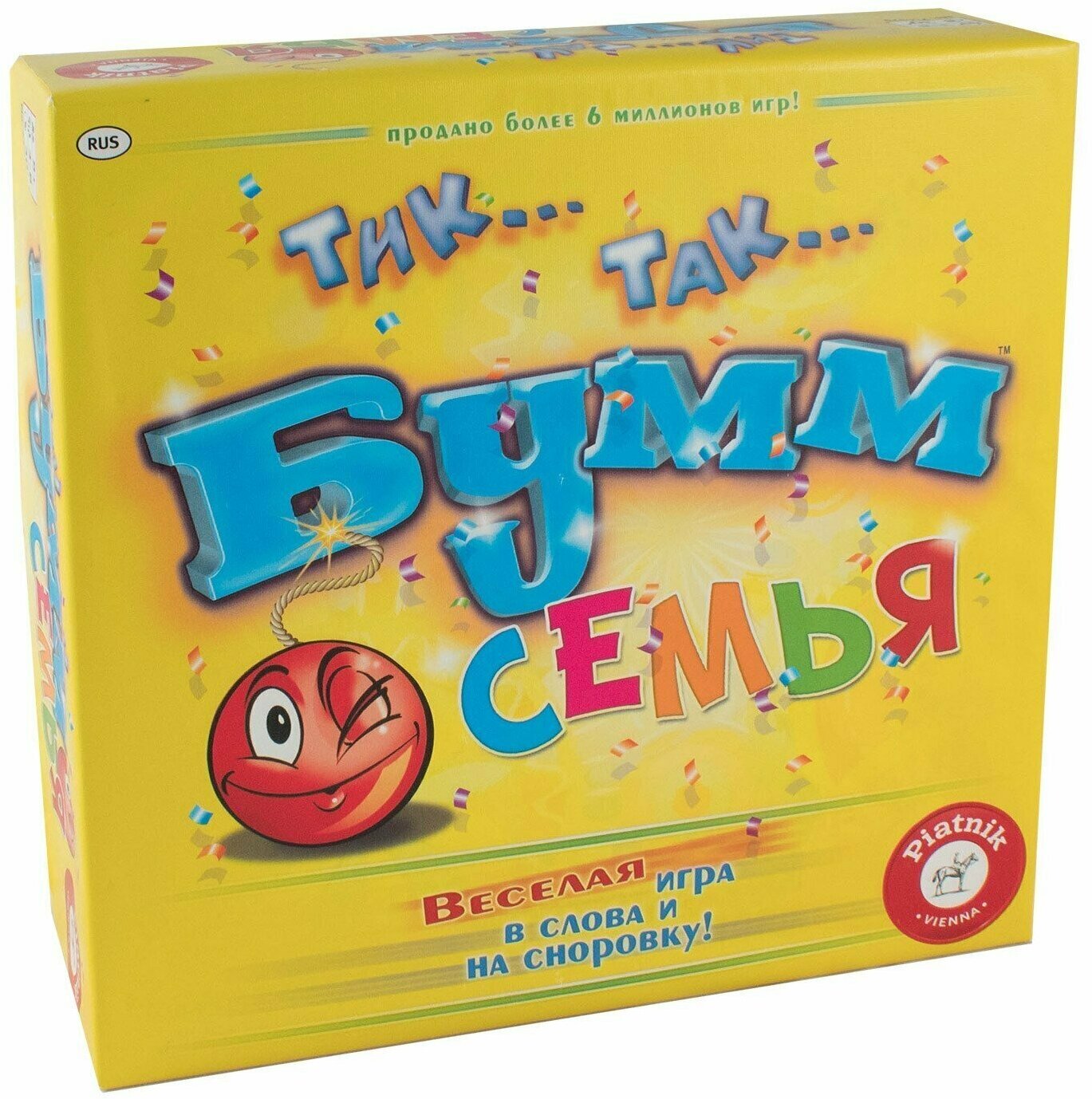 Piatnik Настольная игра Тик Так Бумм. Семья 714979