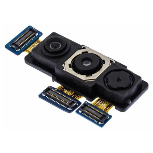 накладка силиконовая для samsung galaxy a50 2019 a505 под карбон и сталь синяя Камера для Samsung A505 Galaxy A50 (задняя)