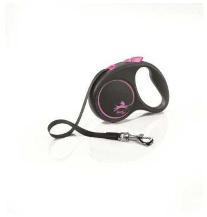 Поводок-рулетка для собак Flexi Design Classic, розовый - фотография № 6