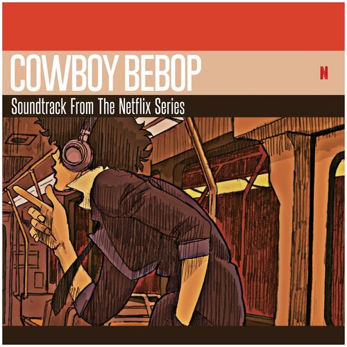 Виниловая пластинка Cowboy Bebop. Soundtrack from the Netflix Original Series. Red/Orange Marbled (2 LP) high end denim suit men